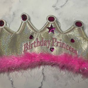 Glitter Birthday Princess Crown